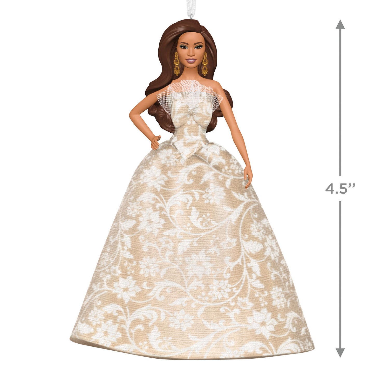 2025 Latina Holiday Barbie™ Ornament, 3rd in the Series — 2025 Hallmark Keepsake Christmas Ornament