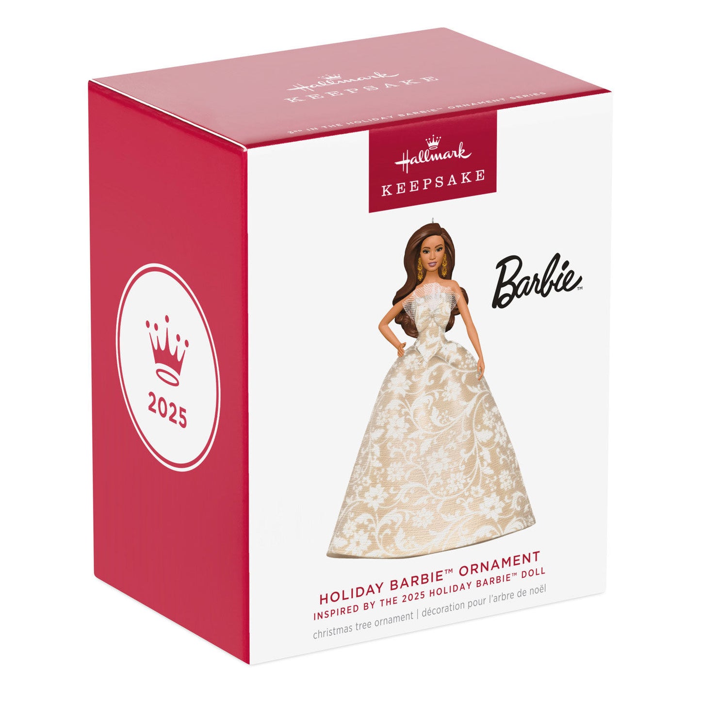 2025 Latina Holiday Barbie™ Ornament, 3rd in the Series — 2025 Hallmark Keepsake Christmas Ornament