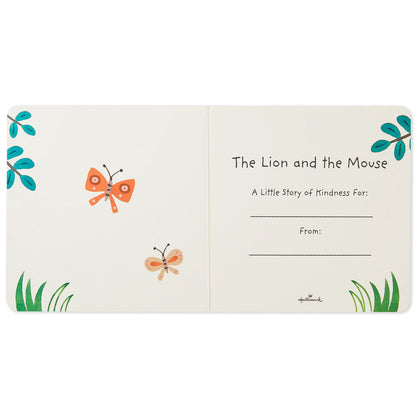 The Lion and the Mouse Board Book and Lion Lovey Blanket Set