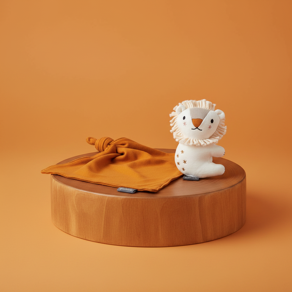 The Lion and the Mouse Board Book and Lion Lovey Blanket Set