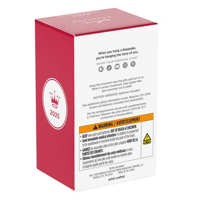 Marvel Spider-Man, Peekbuster With Motion-Activated Sound — 2025 Hallmark Keepsake Christmas Ornament