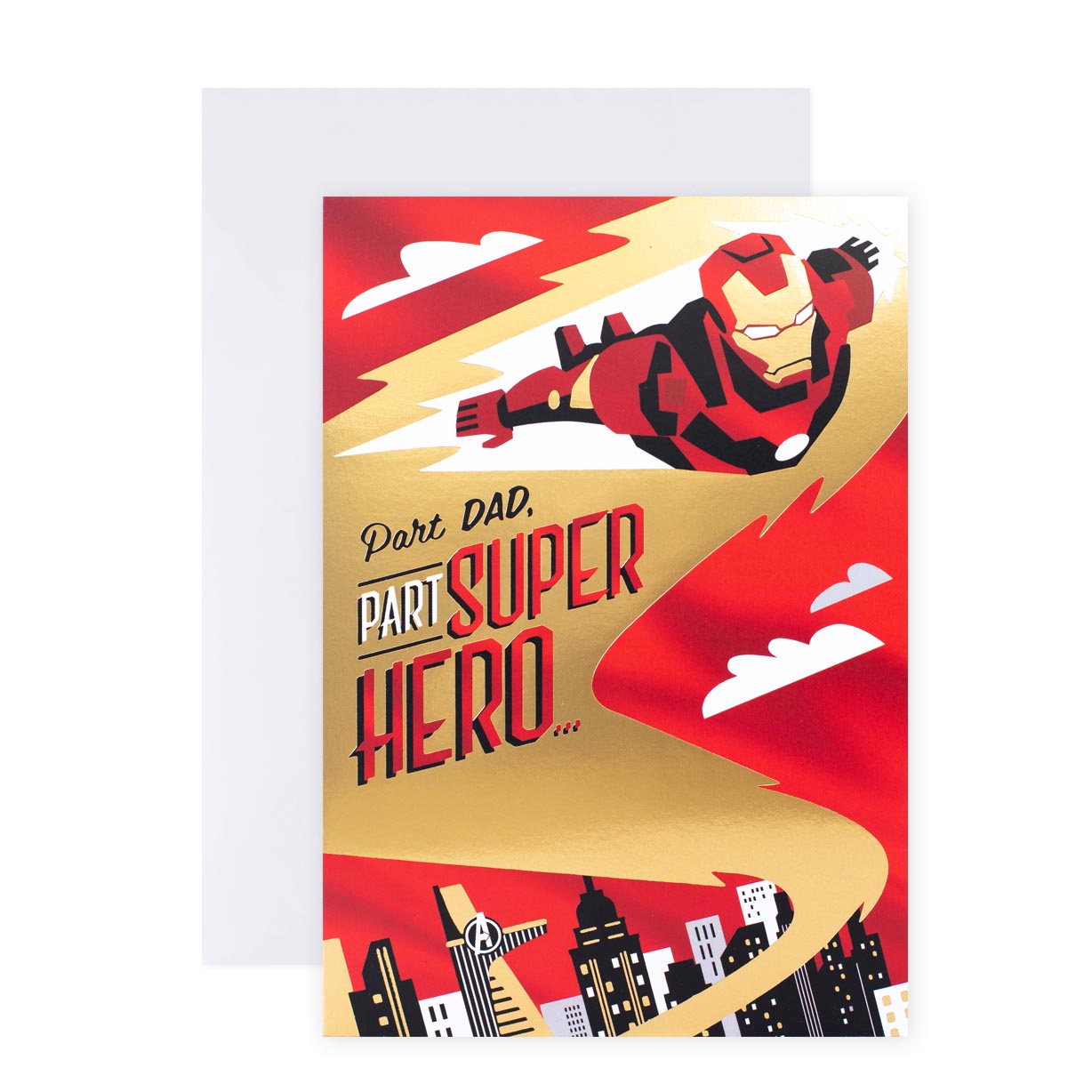 Connections from Hallmark Marvel Avengers Father's Day Card - Part Dad, Part Superhero