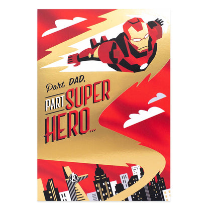 Connections from Hallmark Marvel Avengers Father's Day Card - Part Dad, Part Superhero