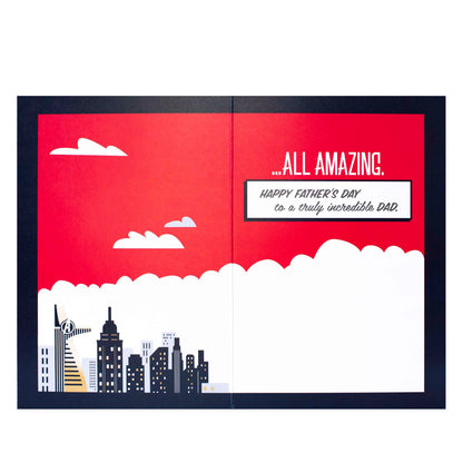 Connections from Hallmark Marvel Avengers Father's Day Card - Part Dad, Part Superhero