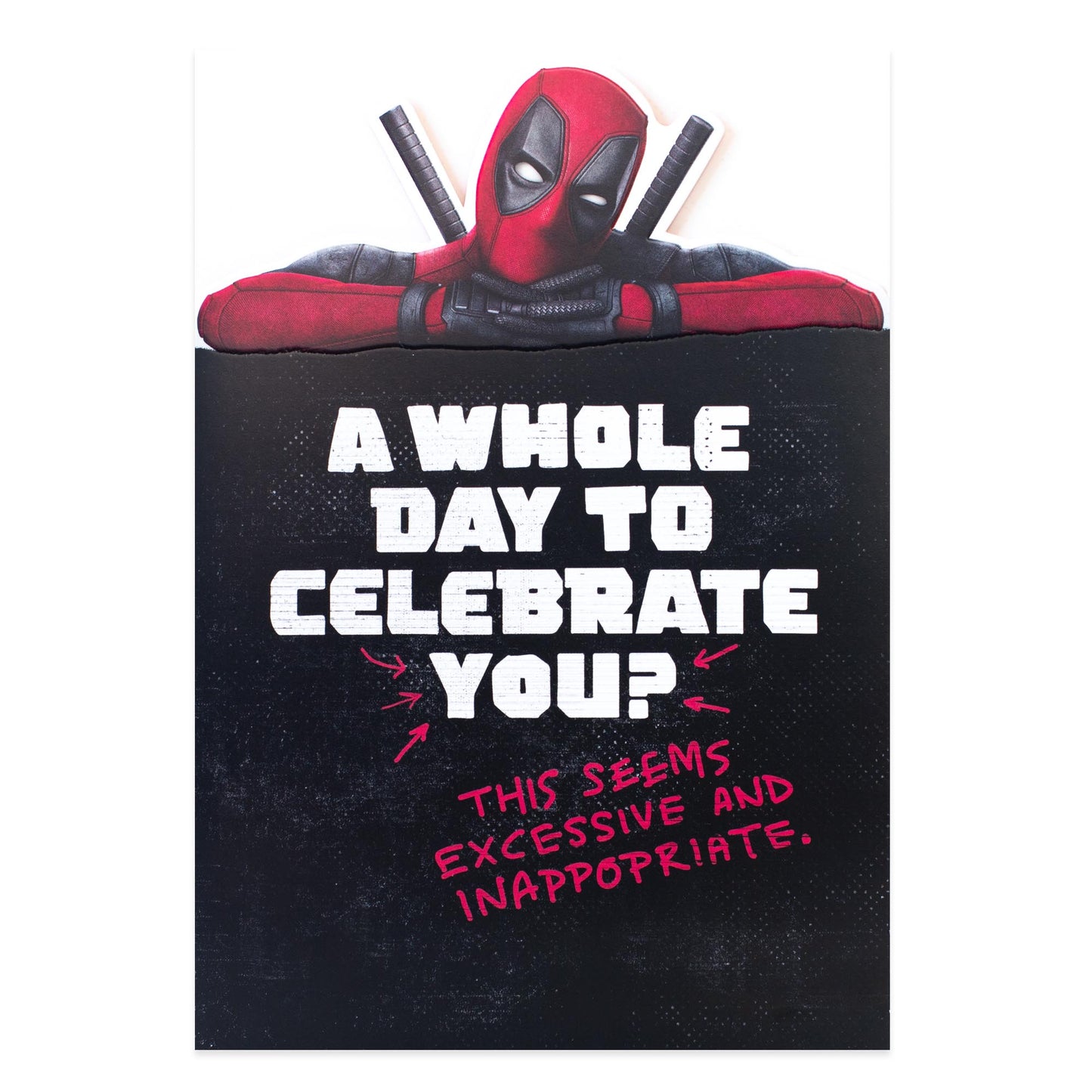Hallmark Marvel Deadpool Father's Day Card - Excessive & Inappropriate