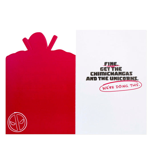 Hallmark Marvel Deadpool Father's Day Card - Excessive & Inappropriate
