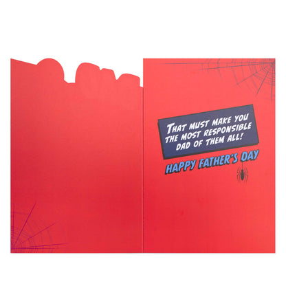 Hallmark Marvel Spider-Man Father's Day Card - Great Responsibility