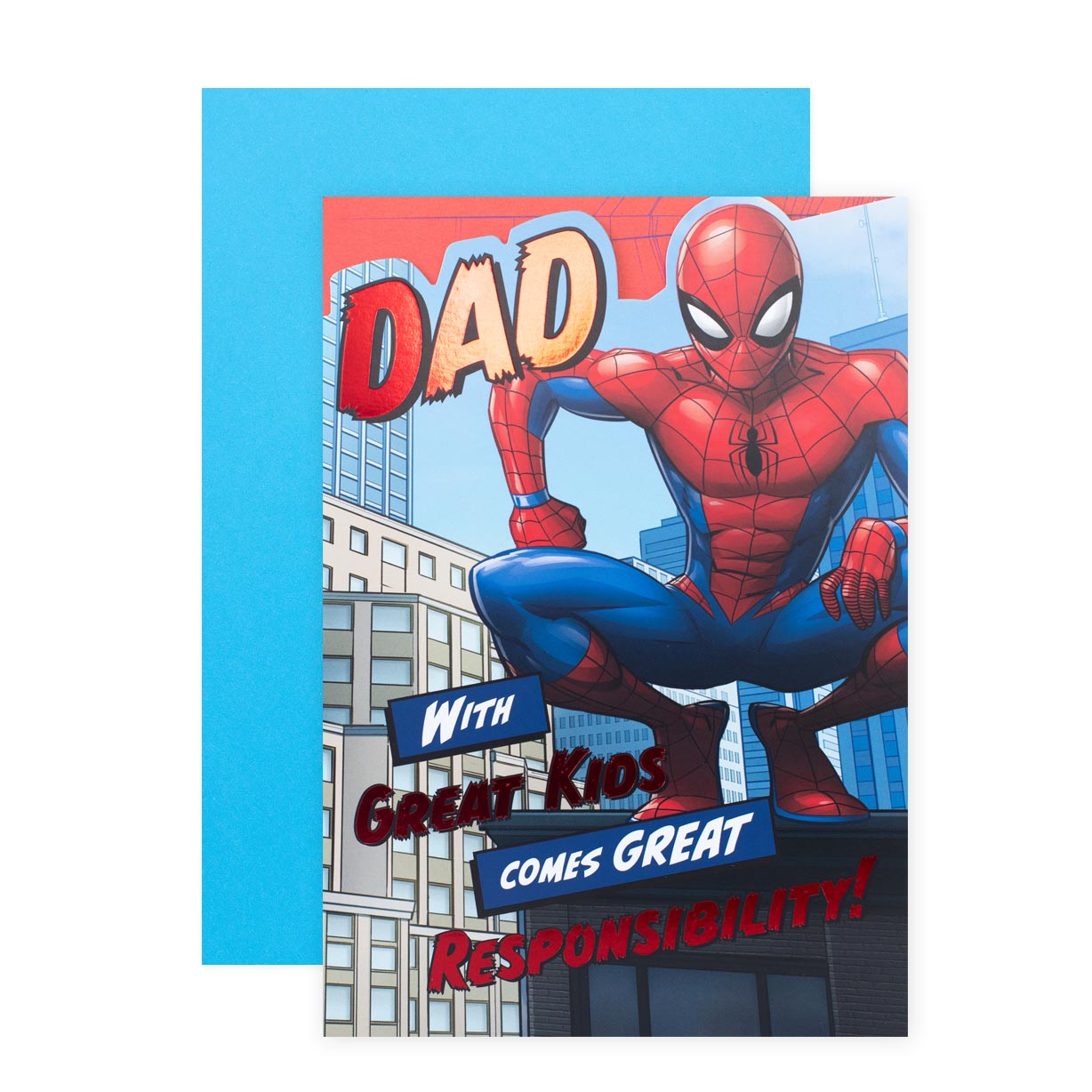 Hallmark Marvel Spider-Man Father's Day Card - Great Responsibility