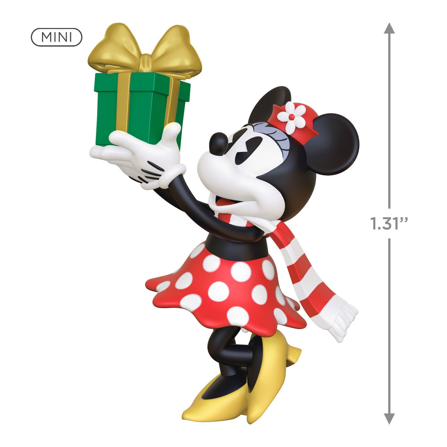 Disney Minnie Mouse, Minnie's Special Delivery (Miniature) — Hallmark Keepsake Christmas Ornament