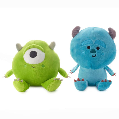 Better Together Disney and Pixar Monsters, Inc. Mike and Sulley Magnetic Plush, 6" in green and blue, showcasing soft textures and playful expressions.