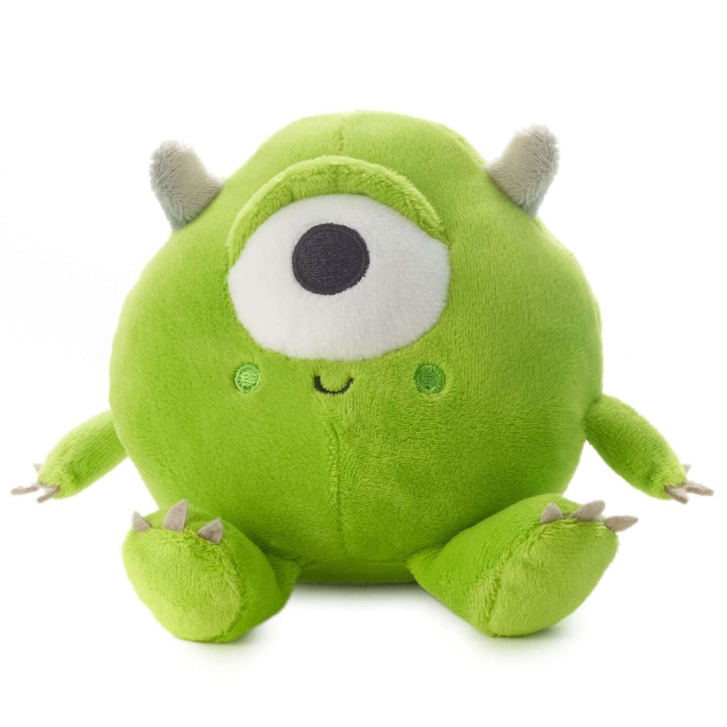 Better Together Disney and Pixar Monsters, Inc. Mike and Sulley Magnetic Plush, 6" green Mike plush toy with large eye and friendly smile.