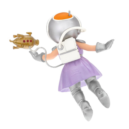 Disney The Muppets, First Mate Piggy and The Swinetrek — Hallmark Keepsake Christmas Ornament in a purple dress with a silver space helmet and golden spaceship.
