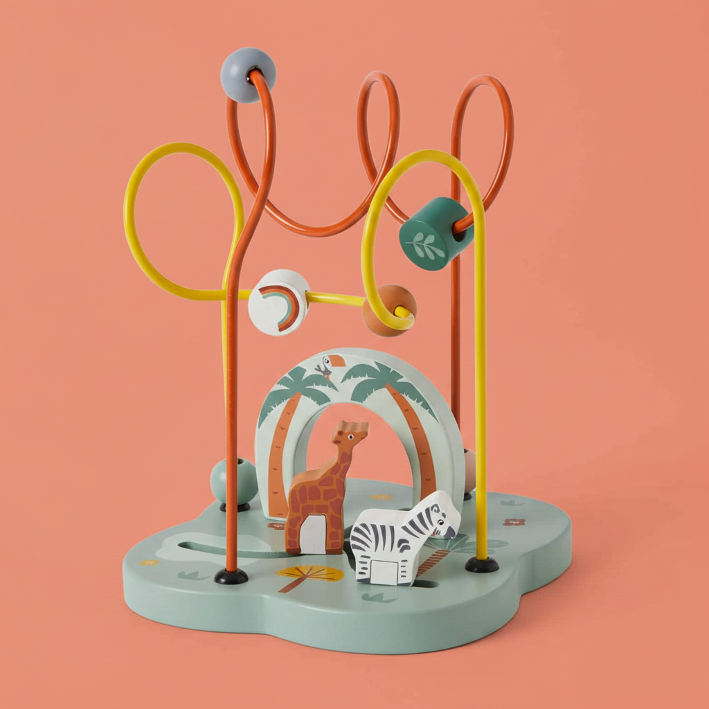 Animal Bead Maze Toy