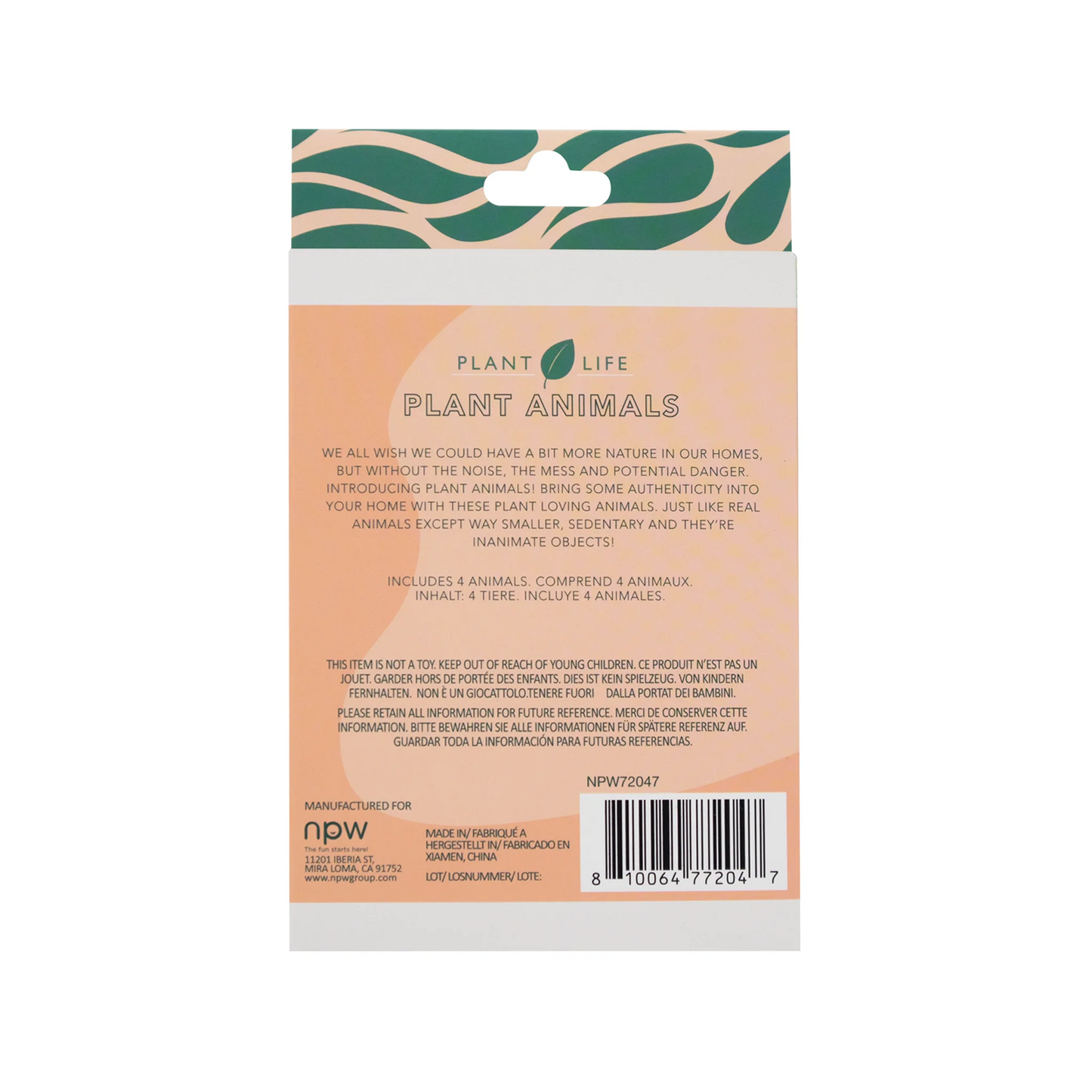 NPW Gifts - Plant Life Plant Animals