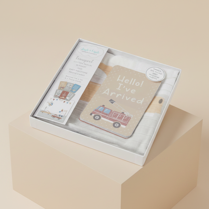 Transport Milestone Muslin Set