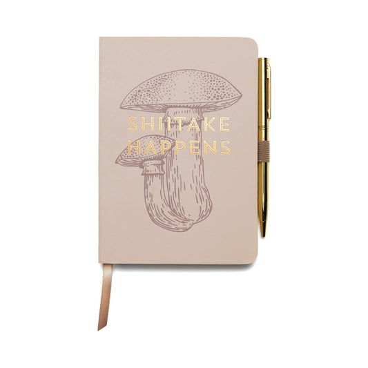 Vintage Sass Notebook with Pen - Shiitake
Happens