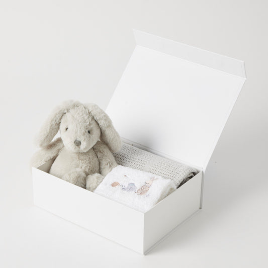 Grey Bunny Hamper Gift Set 