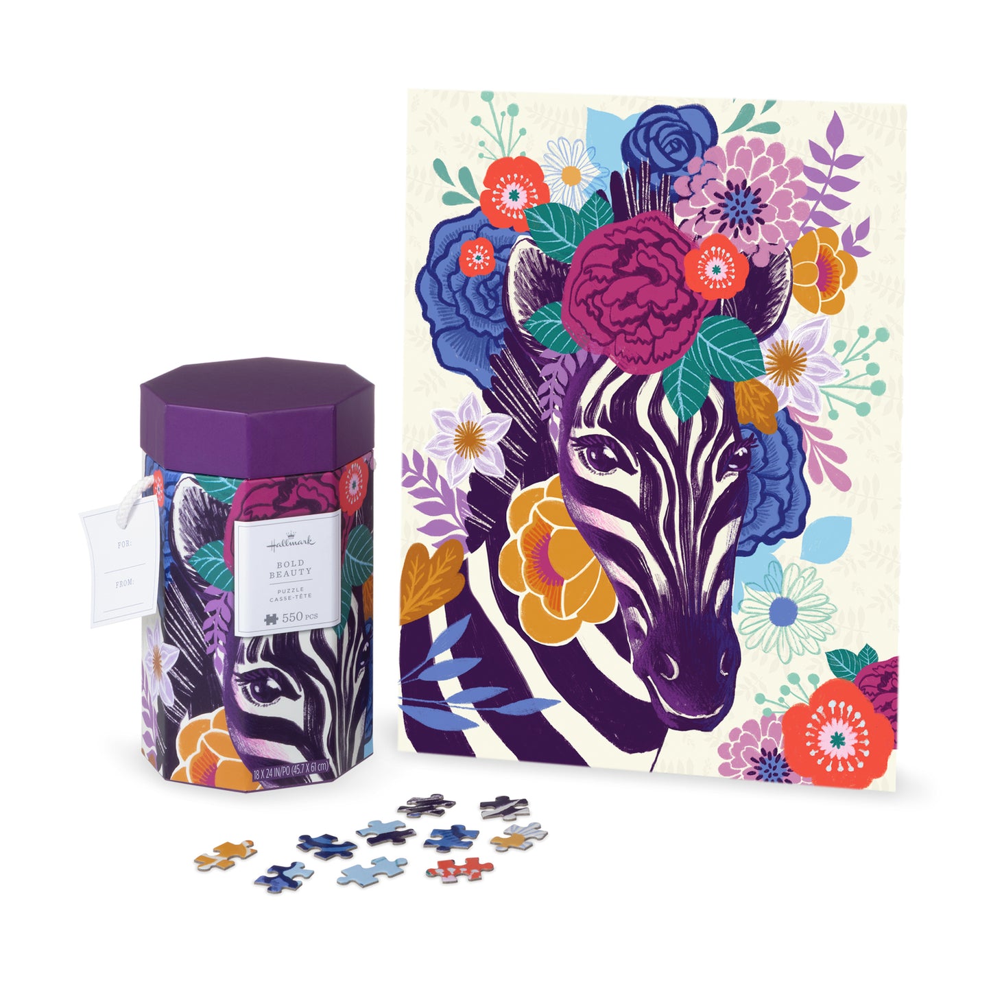 Bold Beauty 550-Piece Jigsaw Puzzle (45.7cm x 61cm)