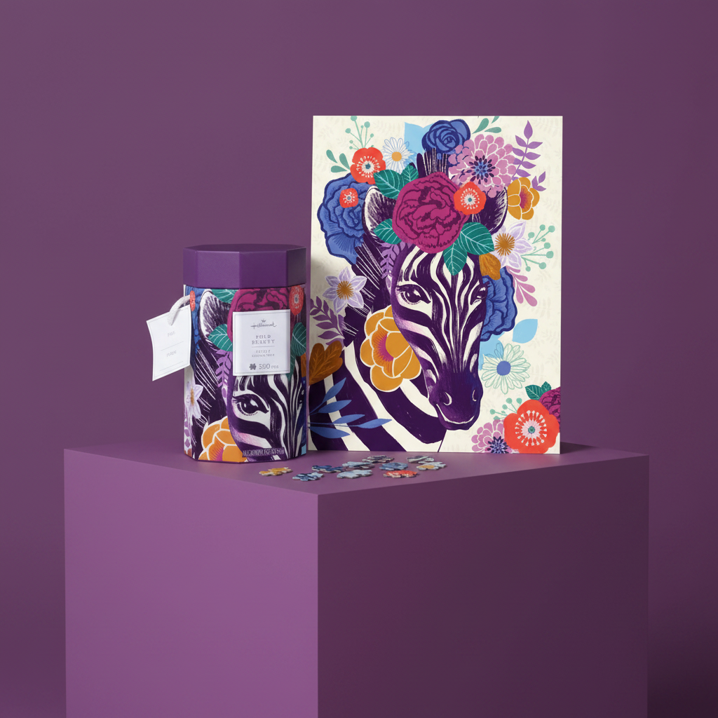 Bold Beauty 550-Piece Jigsaw Puzzle (45.7cm x 61cm)