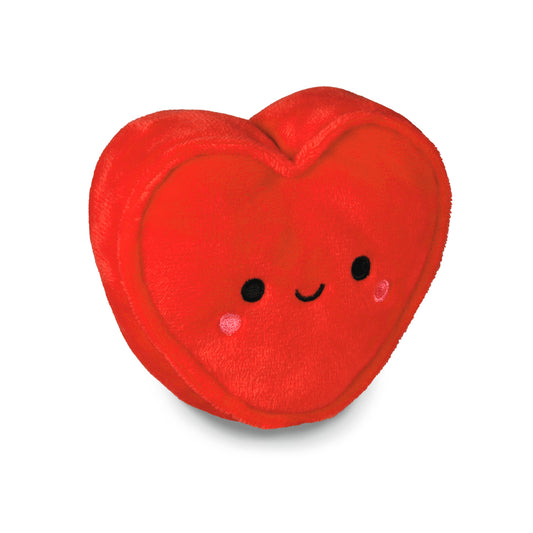 Red Heart With Pocket Plush Gift Card Holder