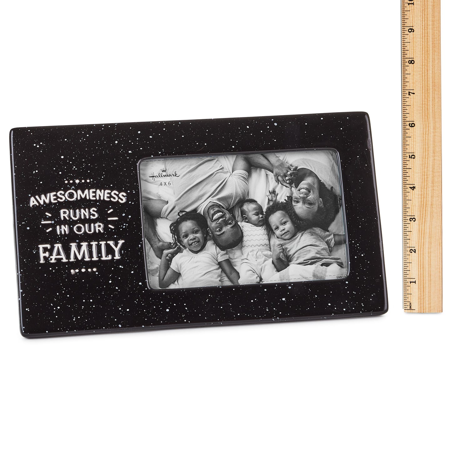 Awesomeness Runs in Our Family Ceramic Picture Frame, 4x6