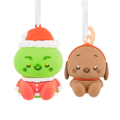 Better Together Dr. Seuss's How the Grinch Stole Christmas! Grinch and Max Magnetic, Set of 2 Christmas ornaments featuring vibrant designs.
