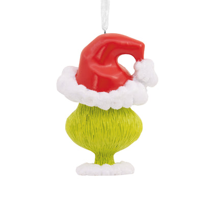 Dr. Seuss's How the Grinch Stole Christmas! Grinch in Santa Hat - Hallmark Christmas Ornament