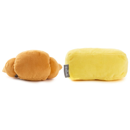 Better Together Croissant and Butter Magnetic Plush Pair, 2.5"