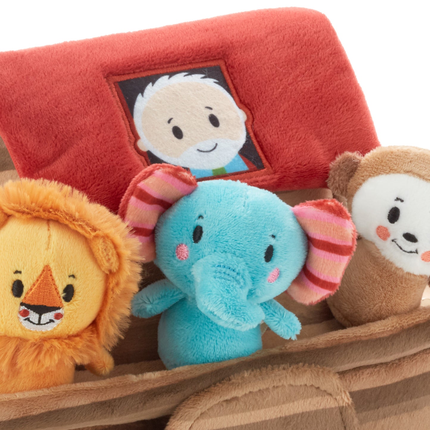 Noah's Ark and Animals Plush Playset, 7 Pieces