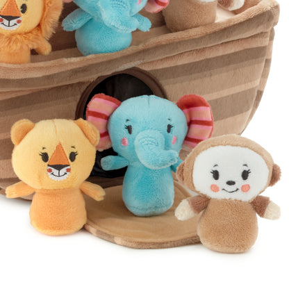 Noah's Ark and Animals Plush Playset, 7 Pieces