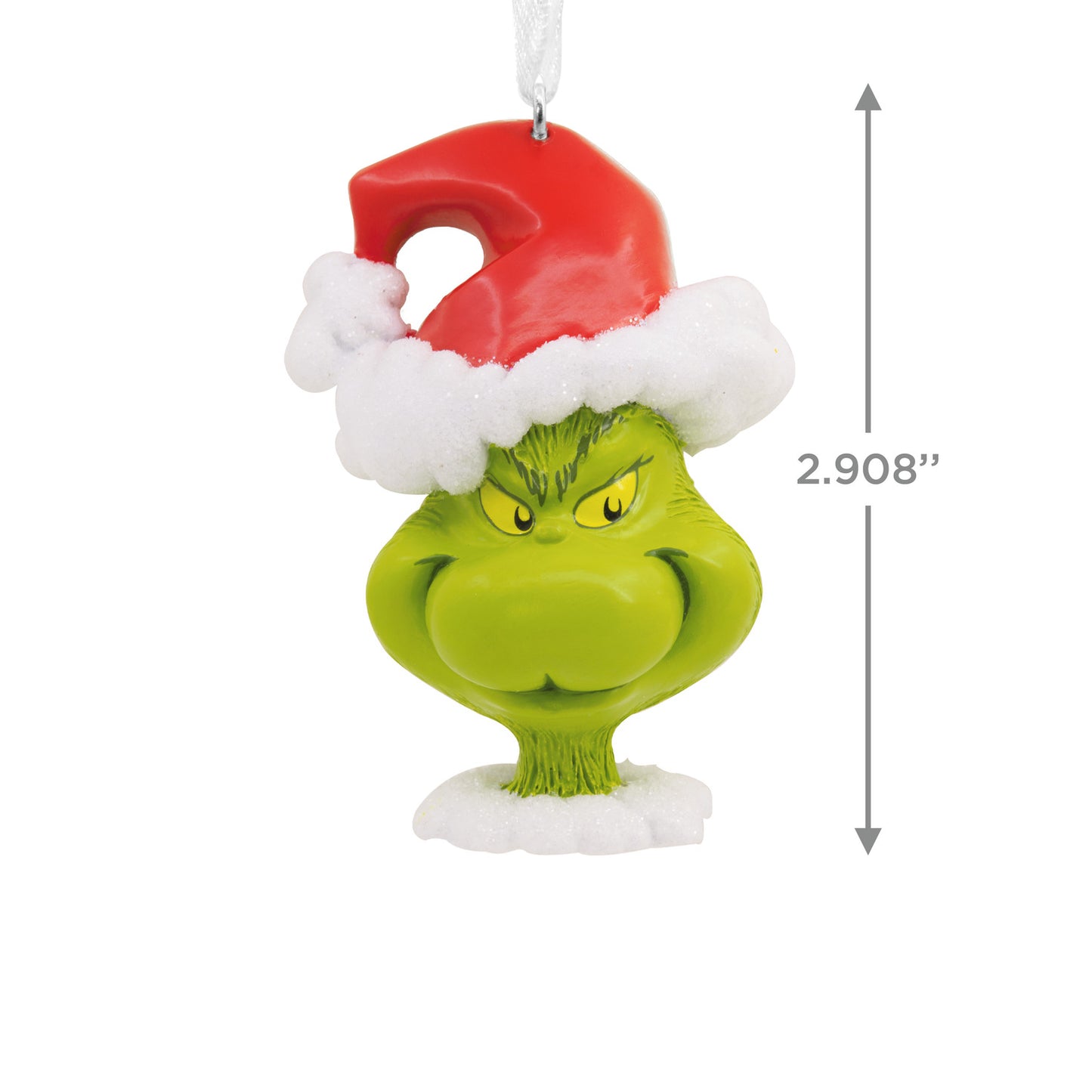 Dr. Seuss's How the Grinch Stole Christmas! Grinch in Santa Hat - Hallmark Christmas Ornament