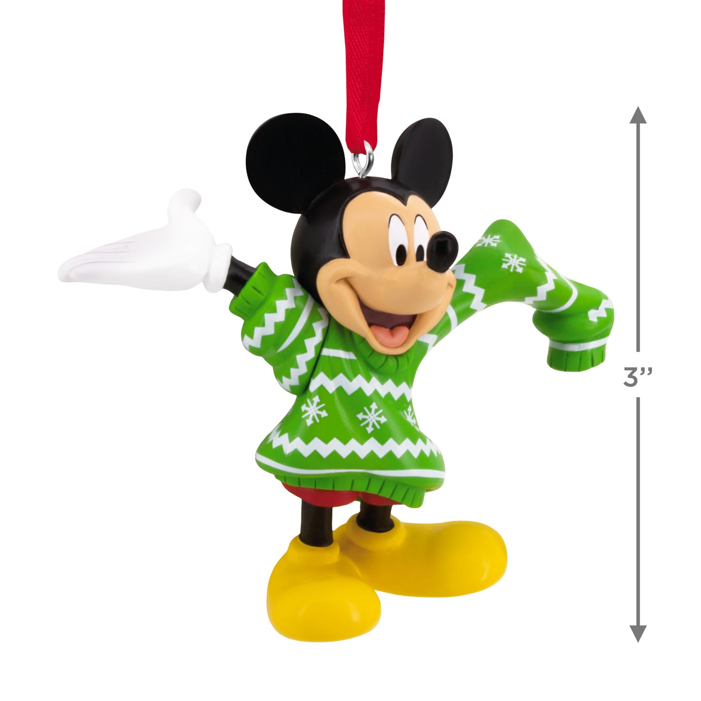 Hallmark Christmas Ornament - Disney Mickey Mouse in Christmas Sweater