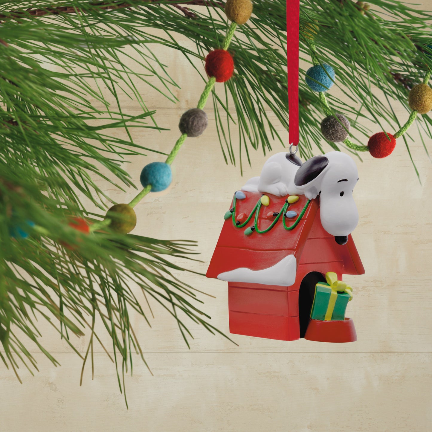 Peanuts® Snoopy on Holiday Doghouse — Hallmark Christmas Ornament