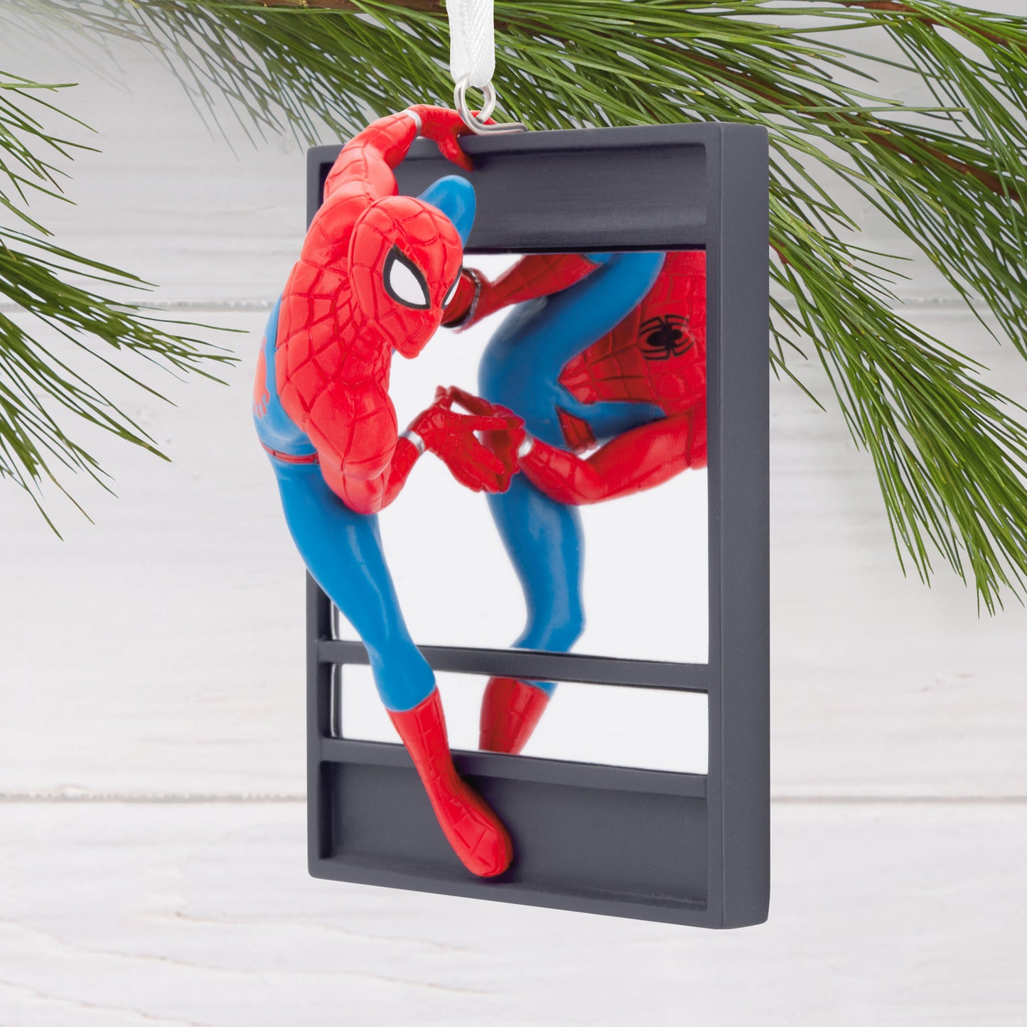 Marvel Spider-Man on Window - Hallmark Christmas Ornament