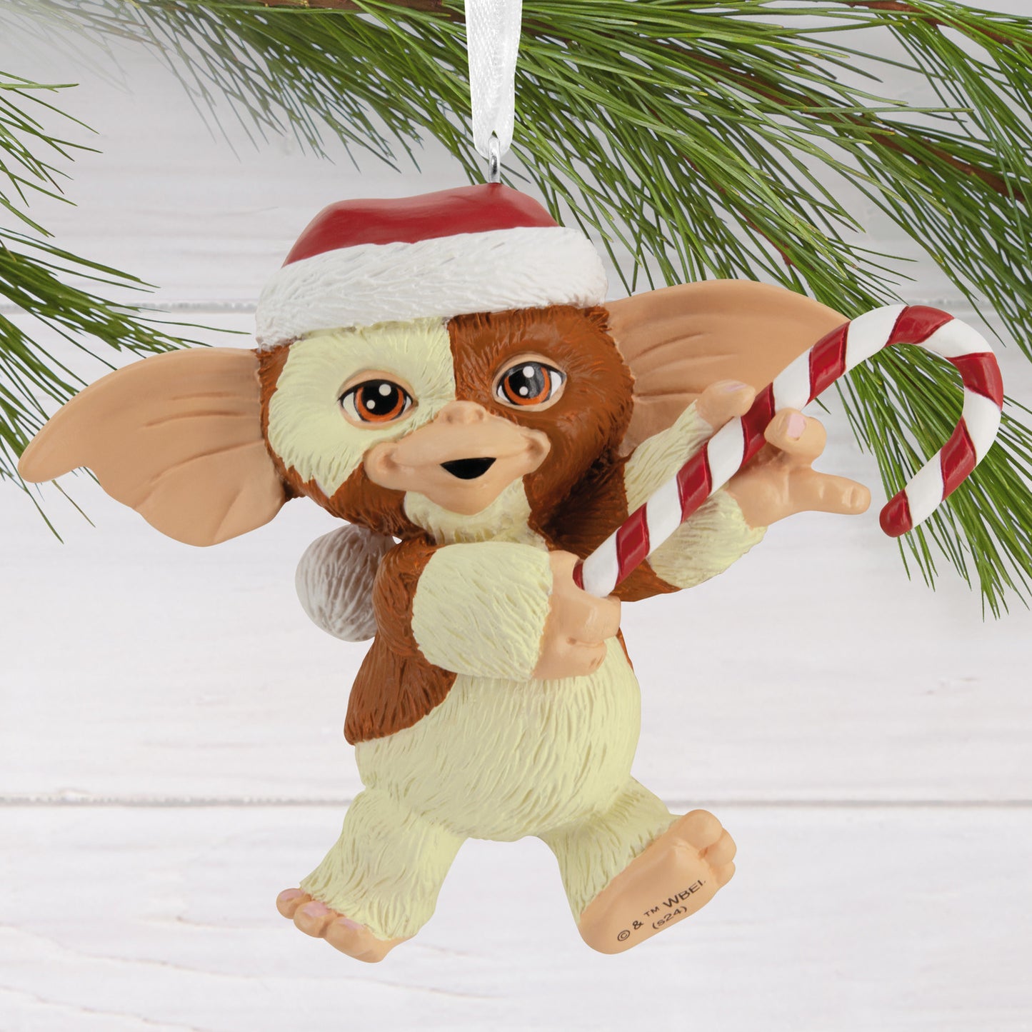 Hallmark Christmas Ornament - Gremlins Gizmo in Santa Hat