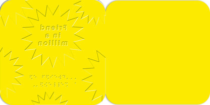 Hallmark x Guide Dogs Braille Greeting Card - Friend In A Million