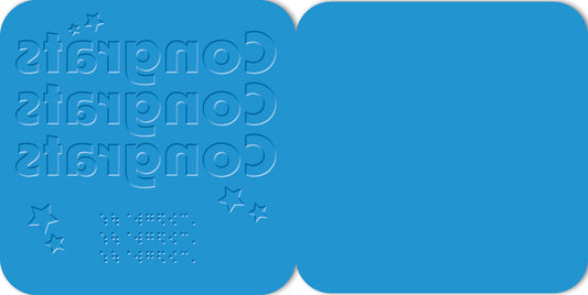 Hallmark x Guide Dogs Braille Greeting Card - Congrats