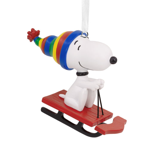 Peanuts® Snoopy Sledding — Hallmark Christmas Ornament