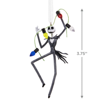 Disney Tim Burton's The Nightmare Before Christmas Jack Skellington With Lights - Hallmark Christmas Ornament