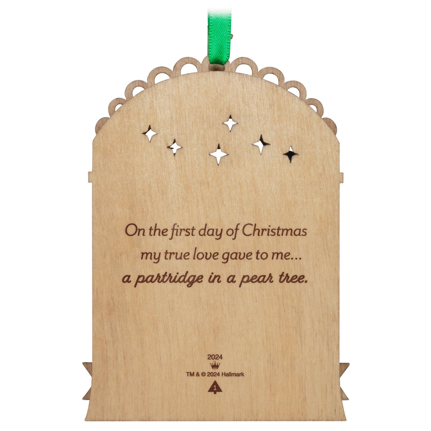 Twelve Days of Christmas Papercraft — Hallmark Keepsake Christmas Ornament