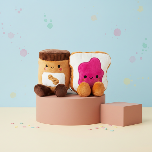 Peanut Butter and Jelly Magnetic Plush – Better Together