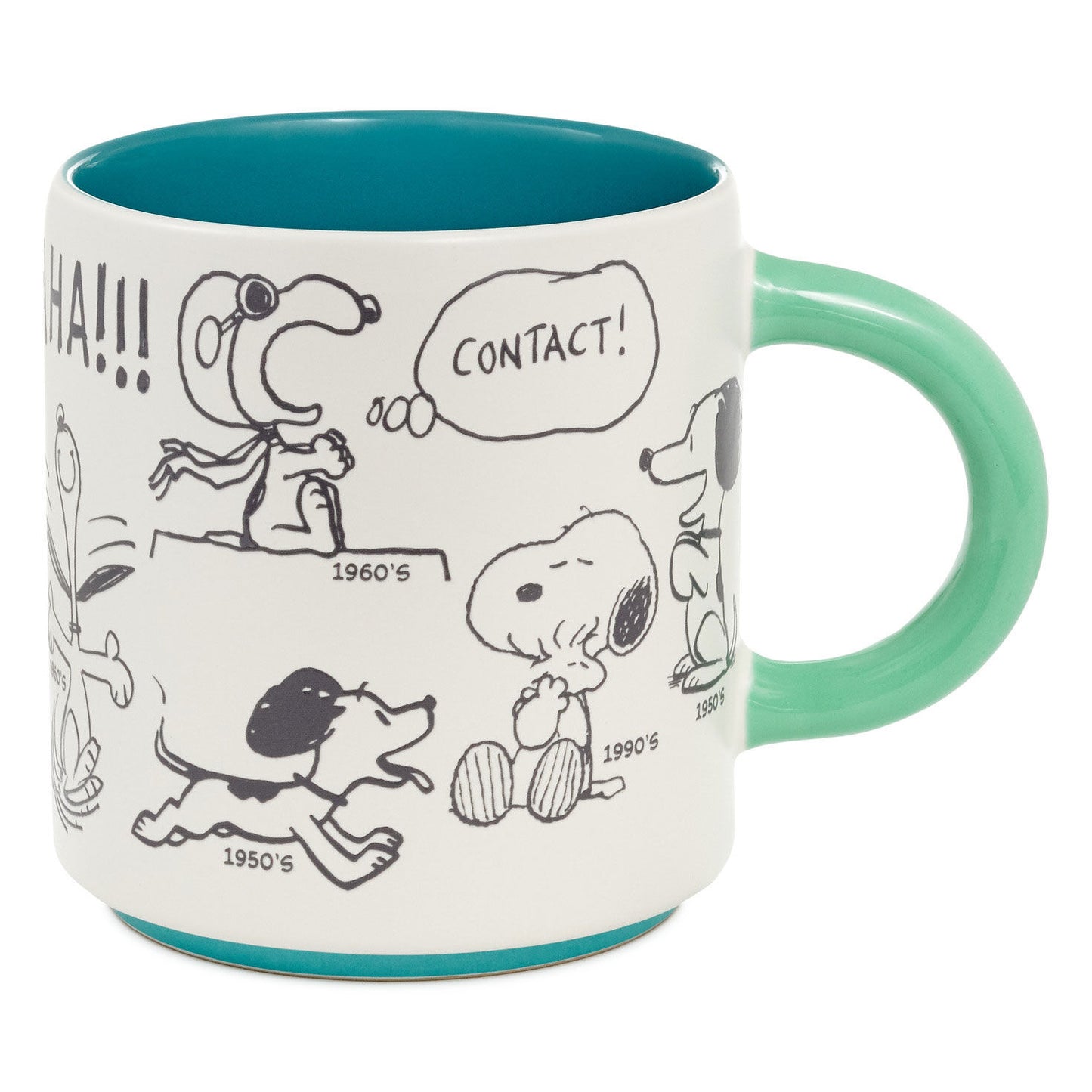 Peanuts® 75th Anniversary Snoopy Through the Decades Mug, 17.5 oz.