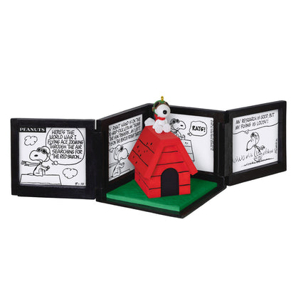 Peanuts® 75th Anniversary, Snoopy as The Flying Ace Musical Ornament — 2025 Hallmark Keepsake Christmas Ornament