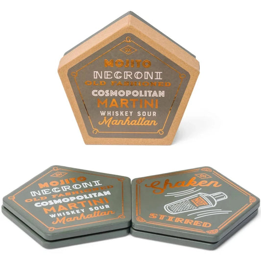 Cocktail Coasters, Set of 4