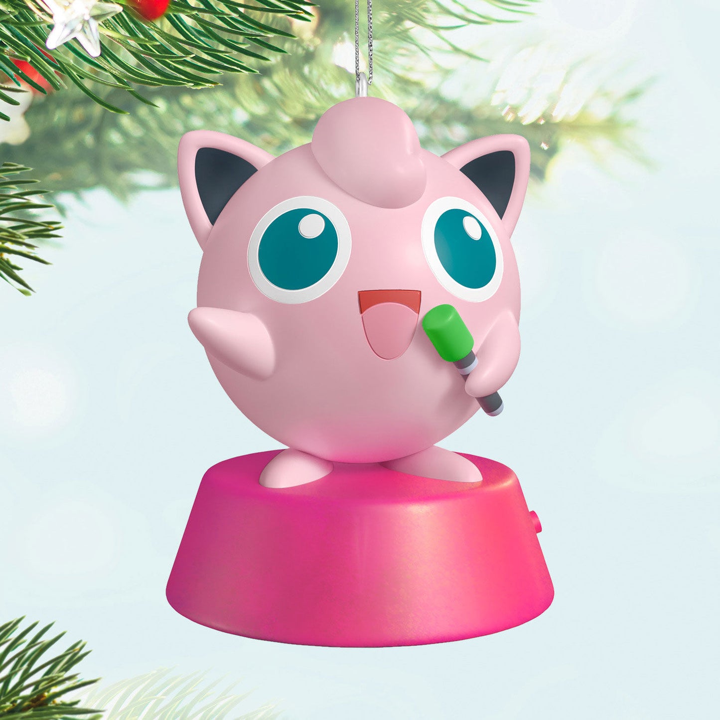 Pokémon, Singing Jigglypuff with Sound — 2025 Hallmark Keepsake Christmas Ornament