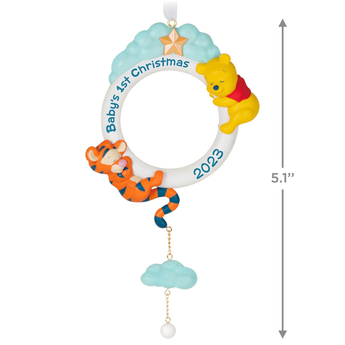 Disney Winnie the Pooh, Baby's First Christmas — Hallmark Keepsake Christmas Ornament