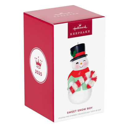 Sweet Snow Boy — 2025 Hallmark Keepsake Christmas Ornament