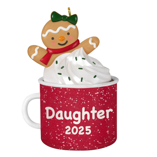 Daughter — 2025 Hallmark Keepsake Christmas Ornament
