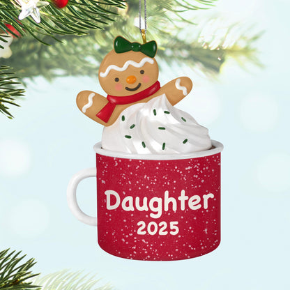 Daughter — 2025 Hallmark Keepsake Christmas Ornament