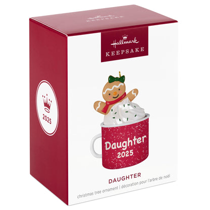 Daughter — 2025 Hallmark Keepsake Christmas Ornament